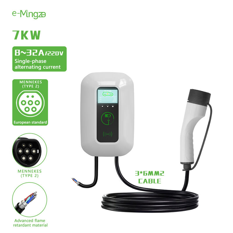 7kW 11kW 22kW Type 2 Wall Box EV Charger Smart With APP AC Charging Station