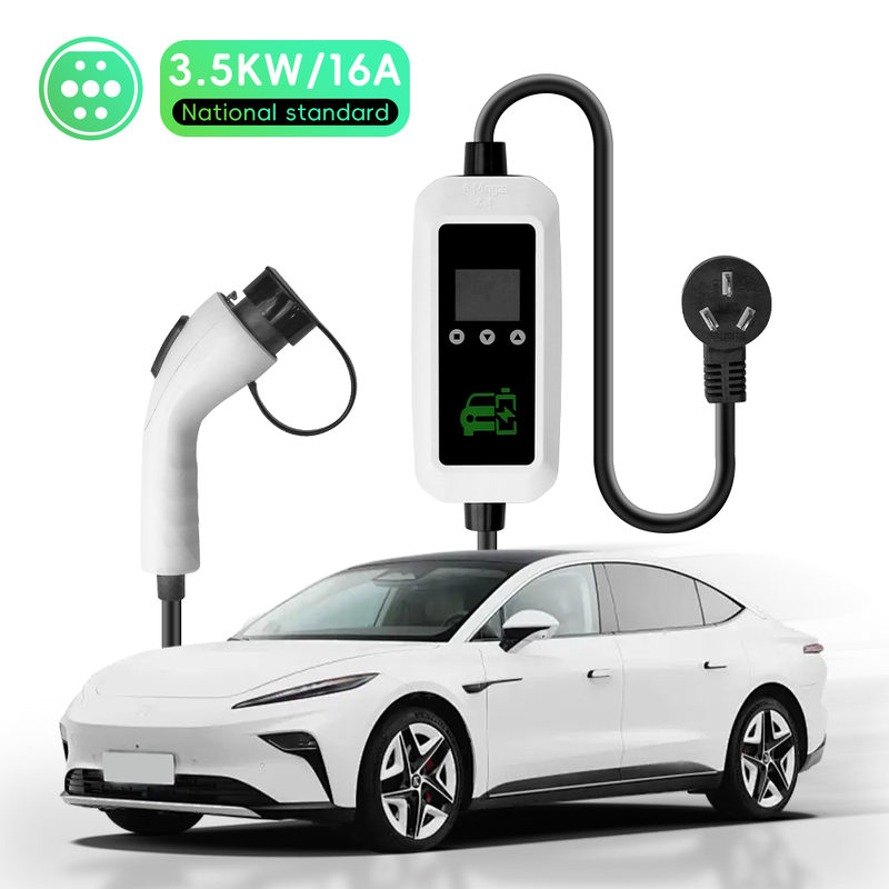 3.5kW 16A Single Phase Portable GBT Charger Adjustable EVSE Electric Vehicle Charging Stations
