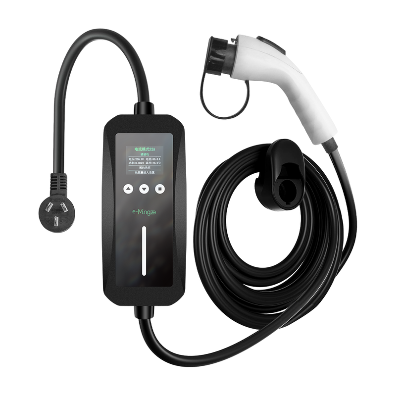 240V 3.5kW Portable EV Fast Charger Type 1 16A Adjustable Current Customizable Cable