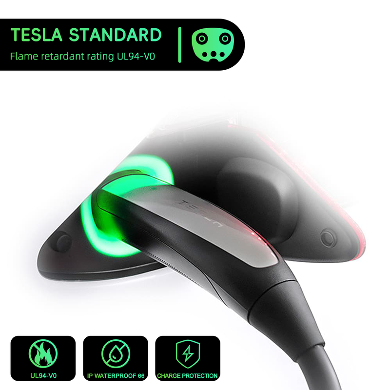 7kW Tesla Charger NACS Portable EV Charger Level 2 With Adjustable Current For Tesla Car