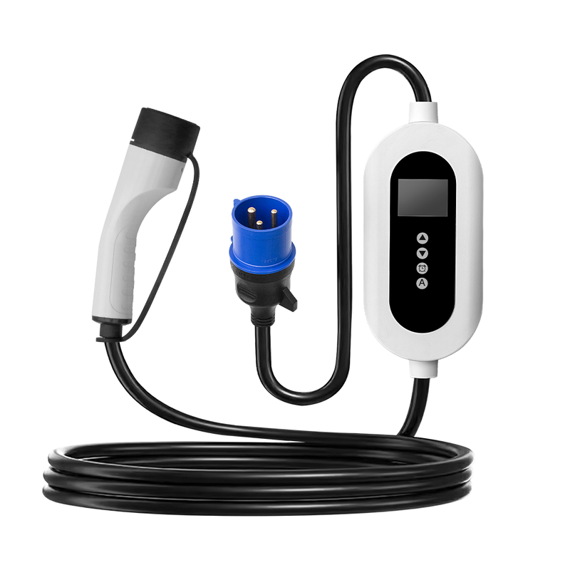 E-mingze Type 2 7kw/32A Mode 2 Fast Charging Portable Charger For Ev Cars