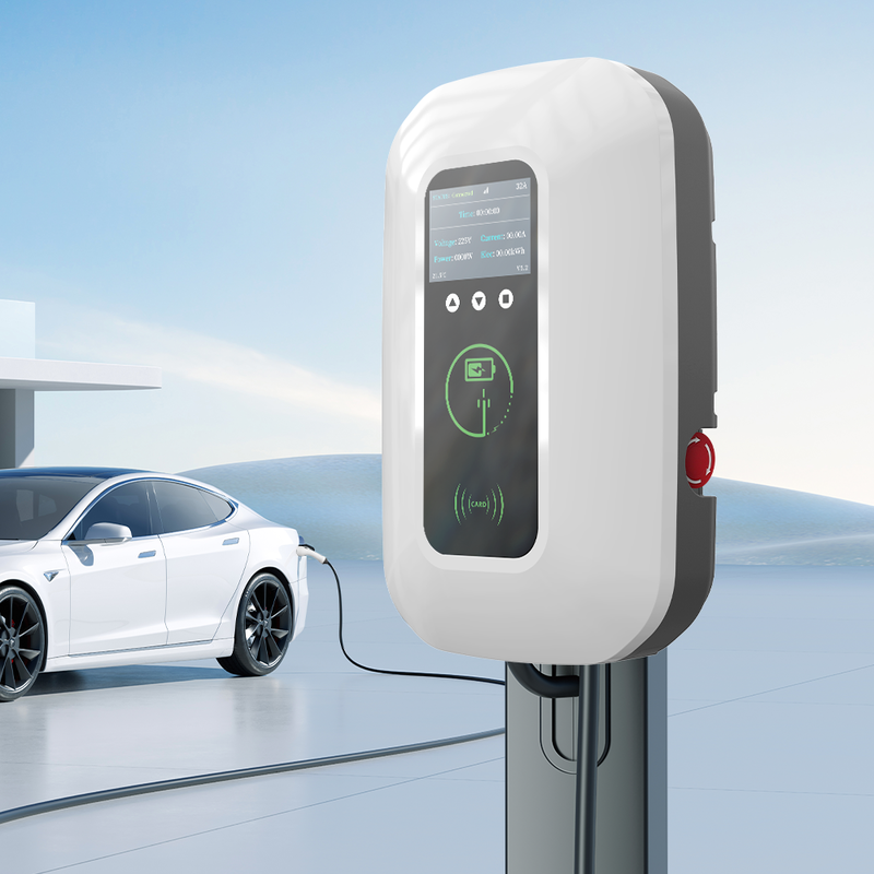 E-mingze 7KW/32A Type 2 Mode 3 AC Charging One Phase Wall-Mounted Charger