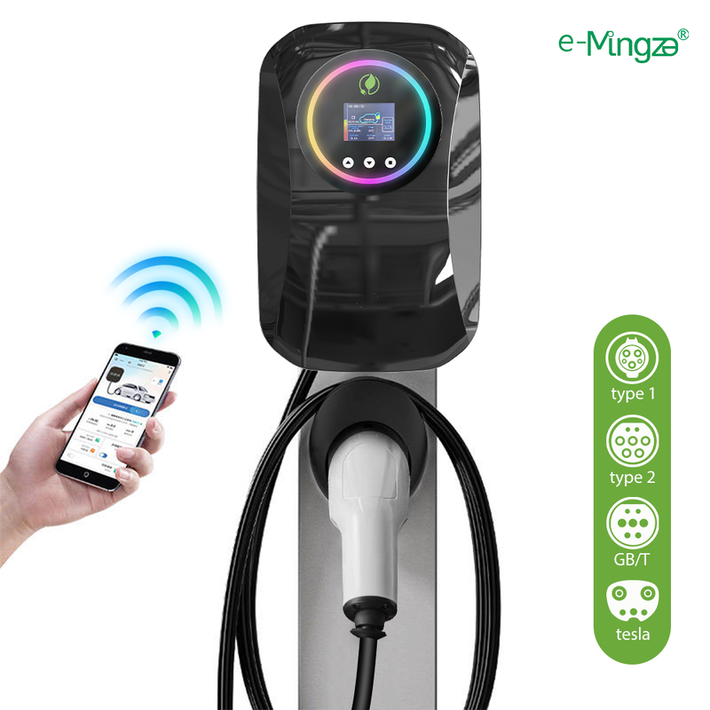 11kw 16A Type 2 Mode 3 Fast Charging Smart EV Charger For Electric Car