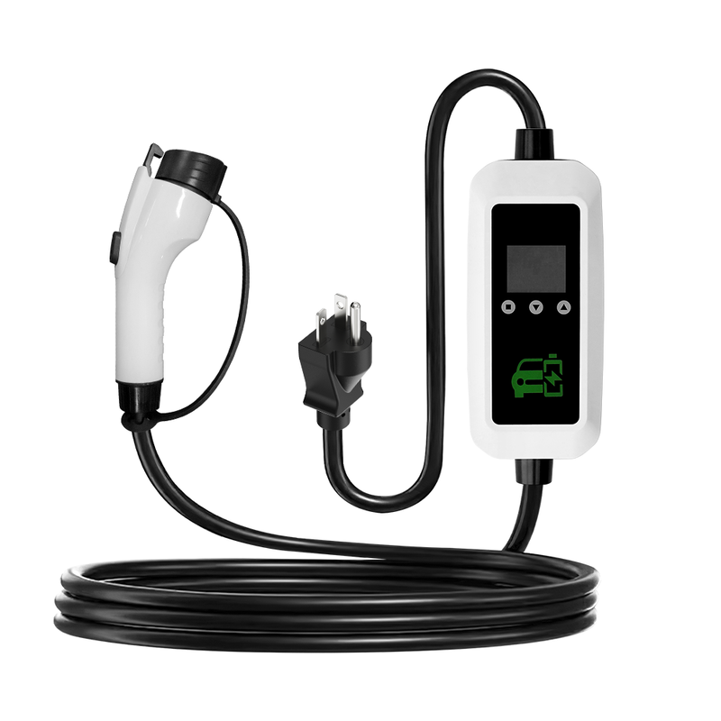 Portable EV Charger 3.5kW Adjustable Current 16A Type 1 Customizable Cable