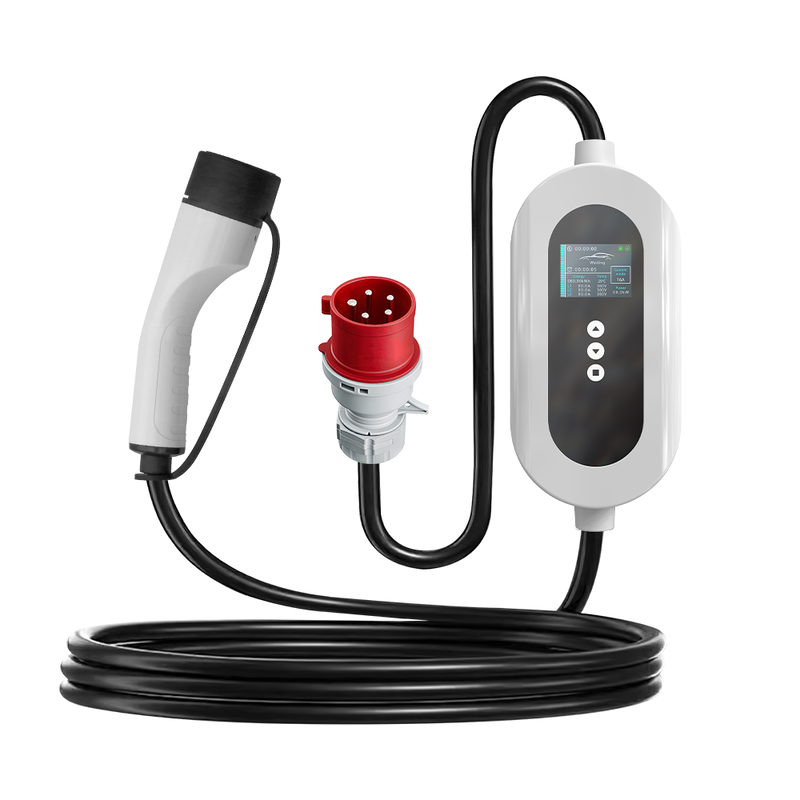 E-mingze Fast Charging 11kw/16A Mode 2 Type 2 IP65 3 Phase Mobile Ev Charger