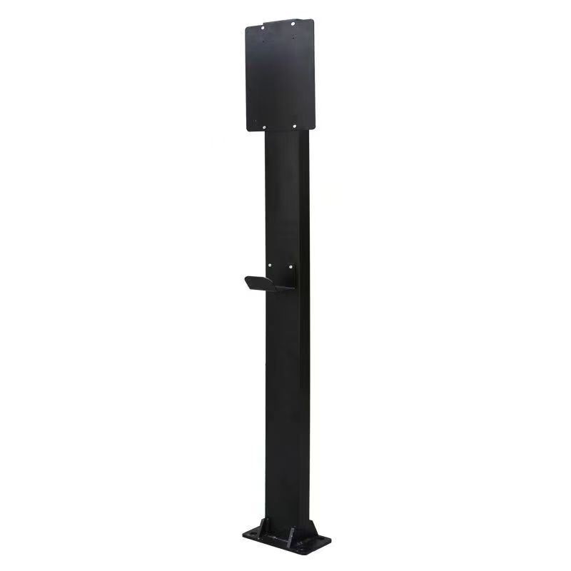 Duty Steel EV Charger Floor Mounted Stand For Wallbox Charging Stations Outdoor