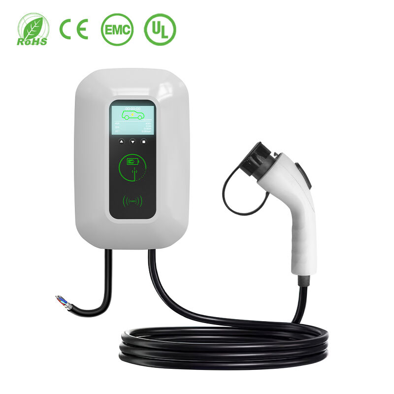 E-mingze ODM&OEM 7KW/32A GBT Mode 3 Wall-mounted Charging Stations With APP WIFI 