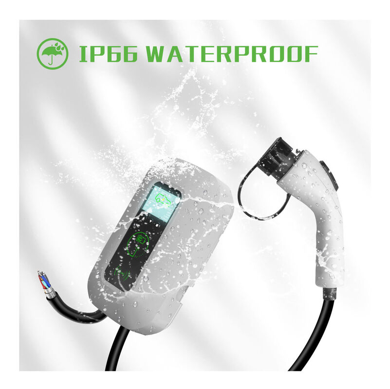 EV Charger with Vehicle Lock Gun Anti-Theft Secure Charging Lock