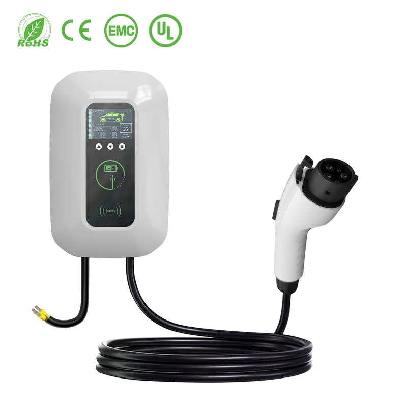 USA Standard 48A 11kW EV Charger Adjustable Current 8-48A NFC APP