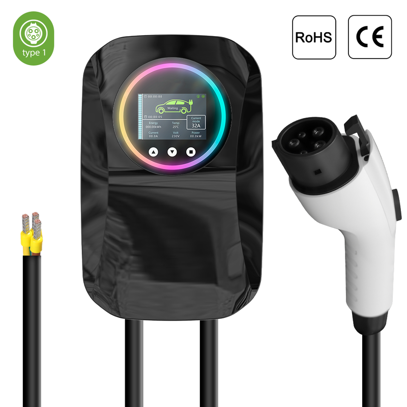 7kw 32A Type 1 Mode 3 Wall Box EV Charger High Performance Byd Electric Car Charger