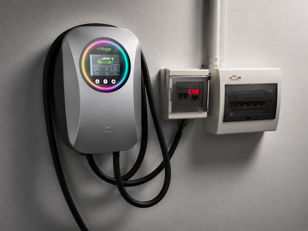 ODM OEM 7kw 32A IP66 Type 2 Wall Mounted Charging Stations With App