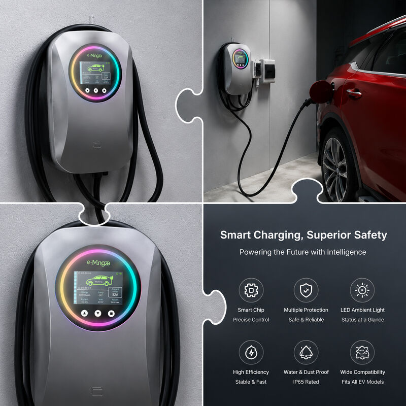 OEM ODM GB/T Electric Car Charging Stations 7KW 11KW 22KW Wall Mounted AC Charger