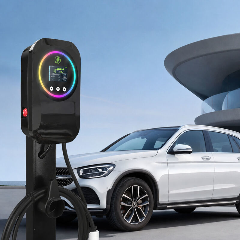 32A 40A 48A Level 2 Type1 J1772 Wall Mounted EV Charger For Tesla BYD Home Charging Use